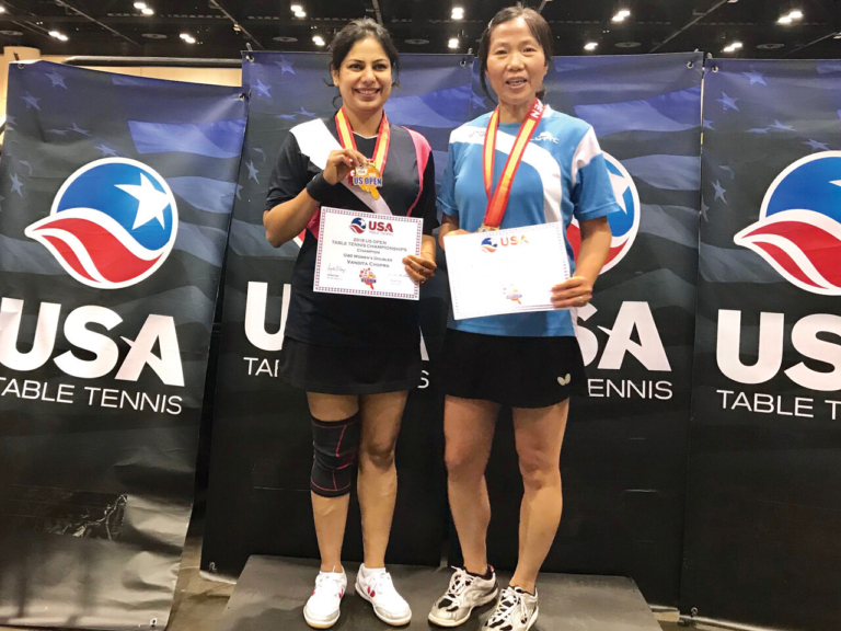 Robbinsville table tennis ace Vandita Chopra finds old form