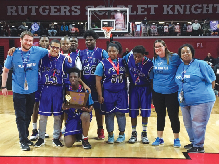 Ewing High School team wins New Jersey unified basketball title