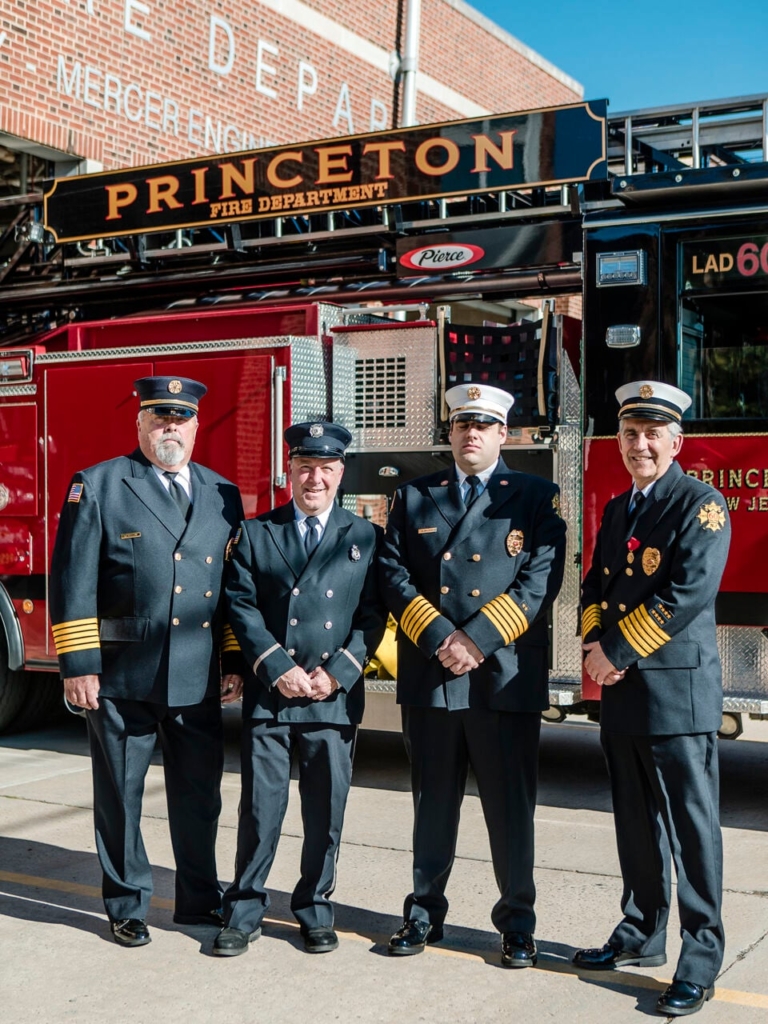 Princeton Fire Department sounds an alarm