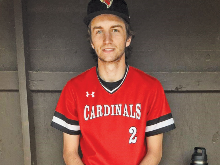 Lawrence Cardinals’ Ryan Castoral good on the mound and at the plate
