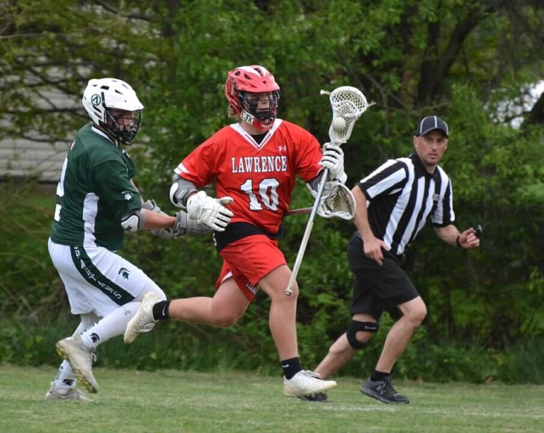 Lawrence High’s Justin Krisak leads Colonial Valley Conference lacrosse scorers