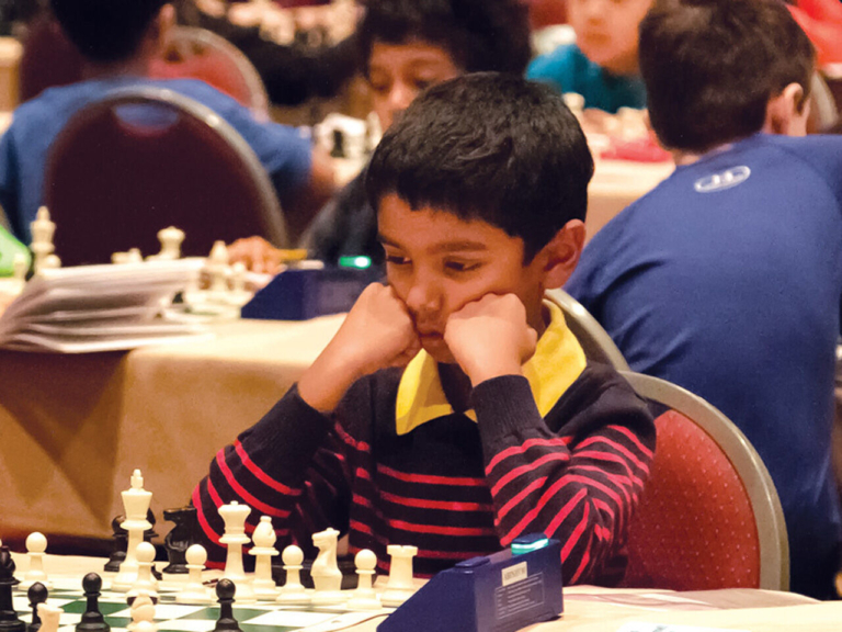 West Windsor sixth grader Abinav Rajiv Mundayat is national chess tournament co-champion