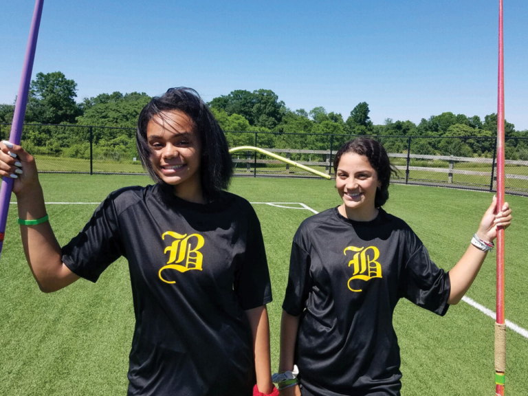 Bailey Pierson and Aja Reeves support each other on and off the field