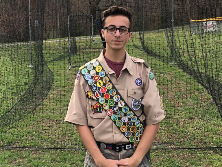 Scout helps Bordentown Little League score new batting cage