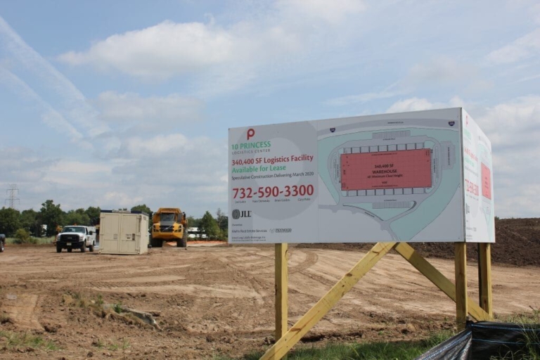Construction begins on controversial Princess Road warehouse