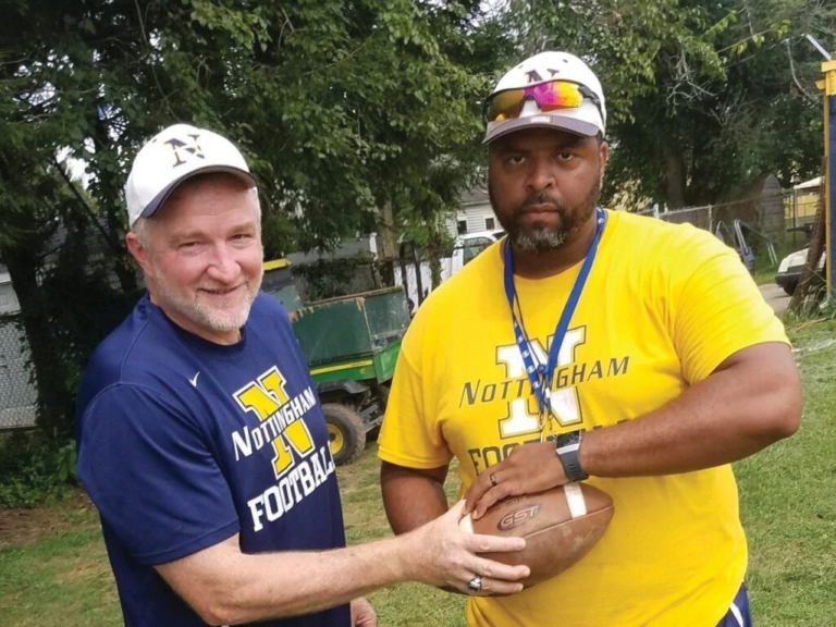 New Nottingham football coach looks to develop more than athletes