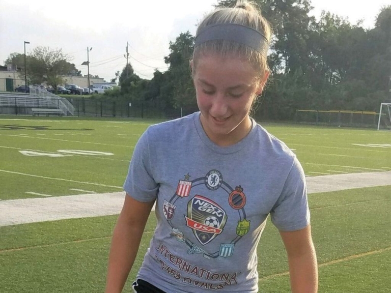 Lexi Mazzella ready to score for deep Bordentown soccer squad