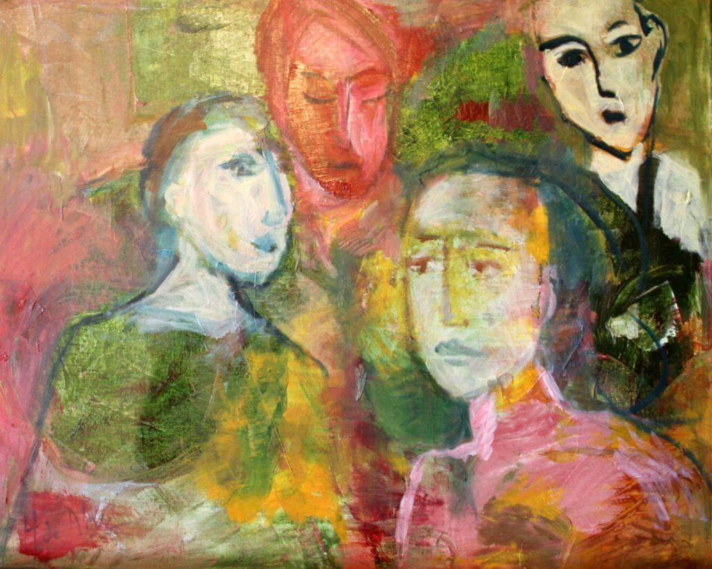 Family 24 x 30 oil on canvas