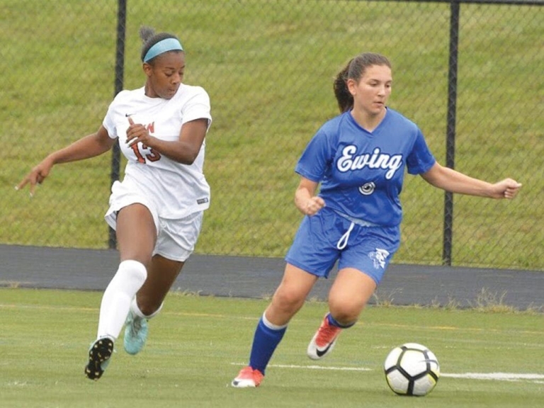 Melina Towlen embraces her role as a leader for Ewing High School girls’ soccer