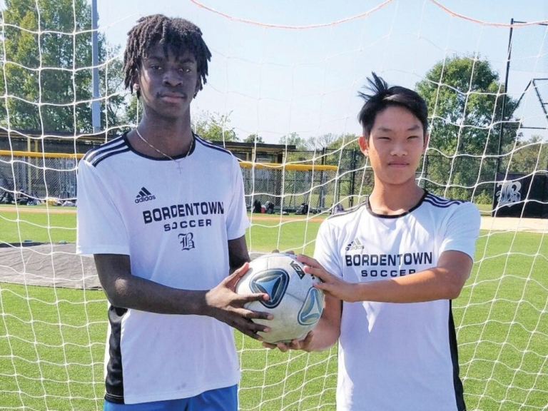 Vocal Aiden Amankwah and Shane Ritter lead Bordentown soccer