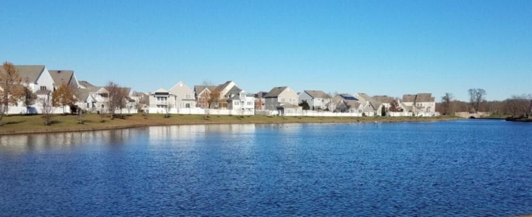 West Town Center Lake treated for algae build-up