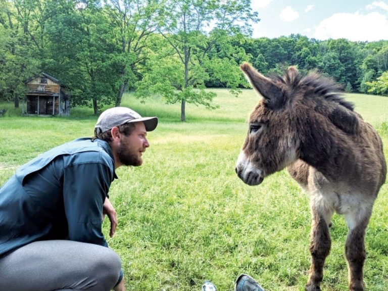 Scott Benerofe hiked the 2,200-mile Appalachian Trail over the summer