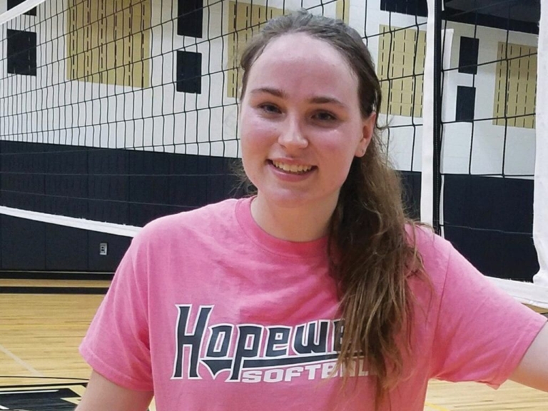 ‘Hitting things’ Kayleigh Crow’s specialty on the volleyball court