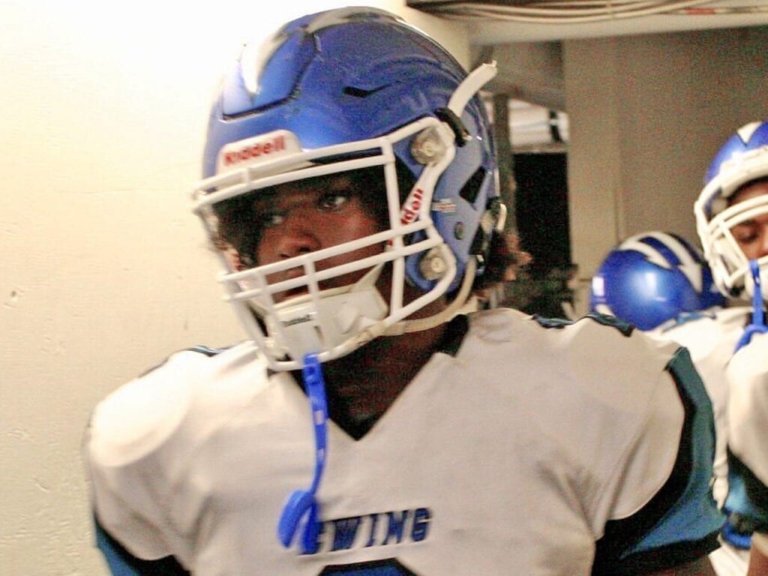 Parris Wright hopes to help Ewing Blue Devils football finish strong