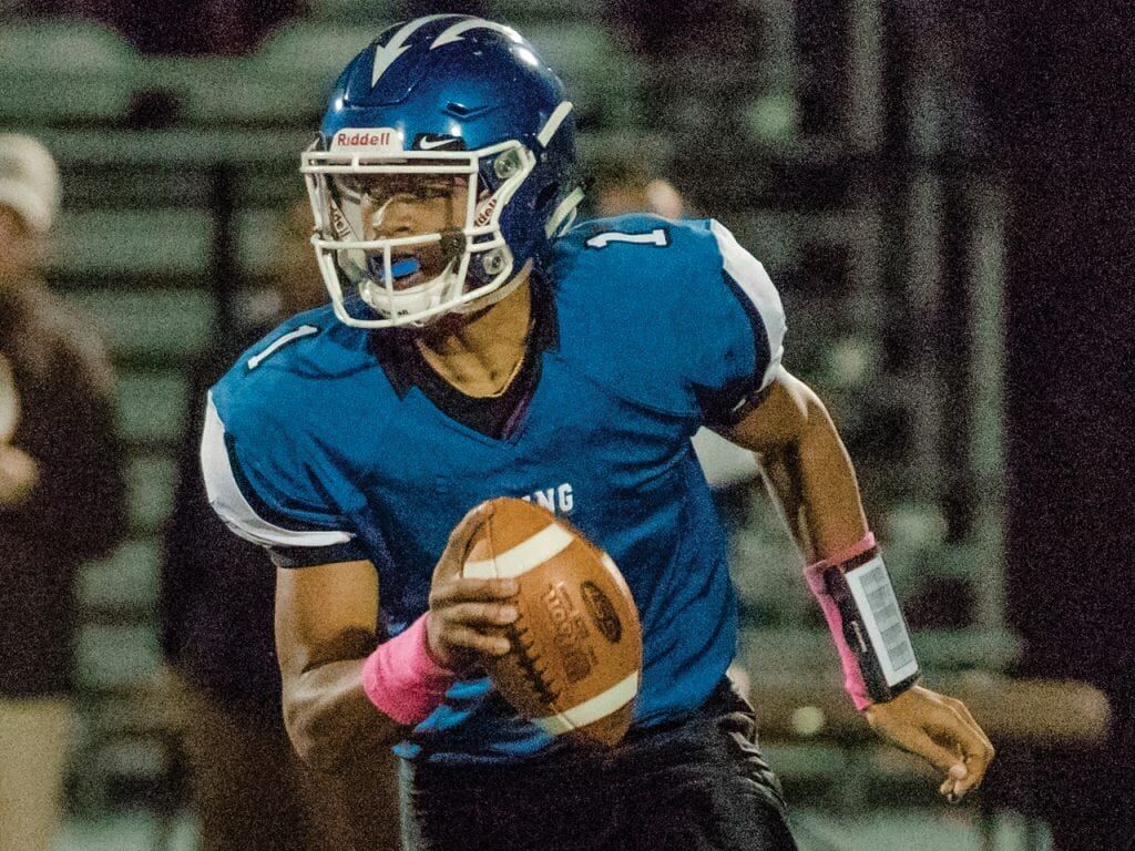 QB Matteo Rodriguez 2 Ewing Football -6929