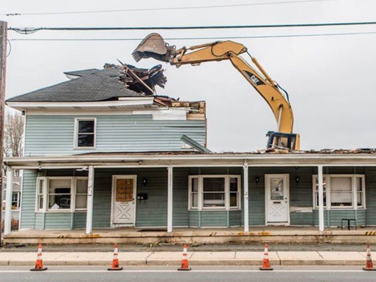 Historic Robbinsville train building demolished