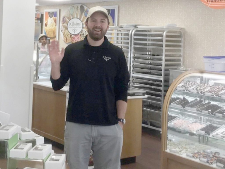 Kilwins’ Taylor Frye happy as a kid in a candy store