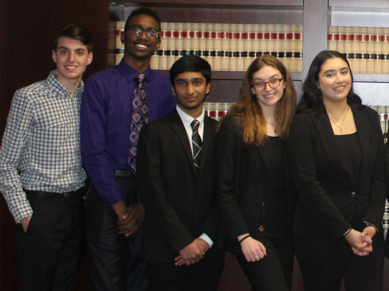 Bordentown Regional High School Mock Trial team takes Burlington County and Central Jersey title