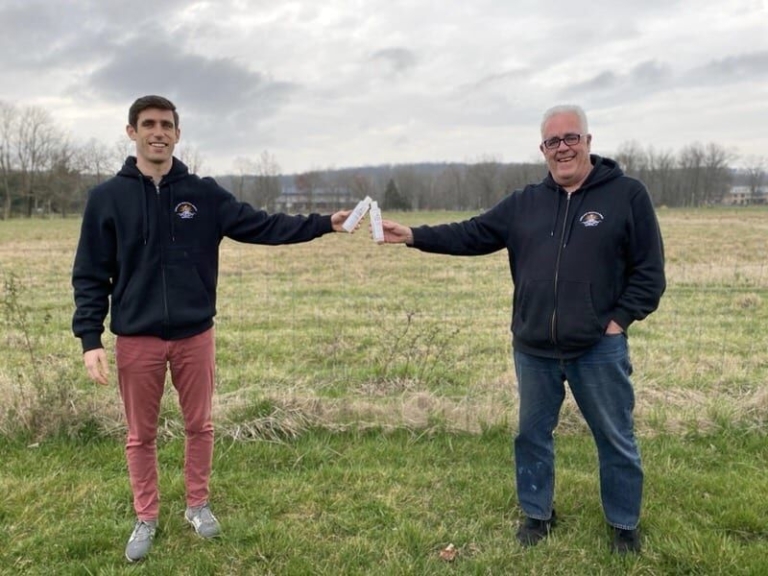 Sourland Mountain Spirits delivers first batch of hand sanitizer