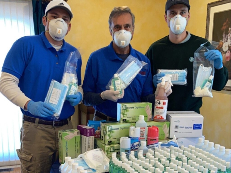 Chestnut Village Apartment residents receive surprise care packages