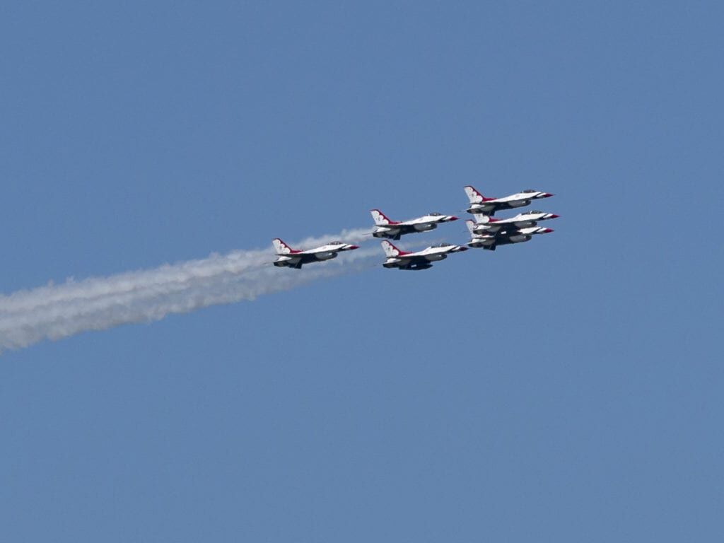 Ewing photographer captures images of jet flyover tribute
