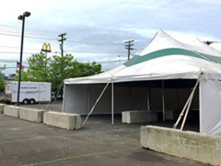 Quaker Bridge coronavirus test site closing, moving to Trenton