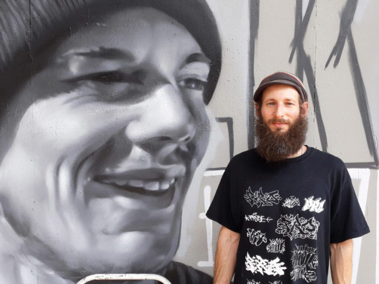Trenton muralist Dean ‘Ras’ Innocenzi gets very real