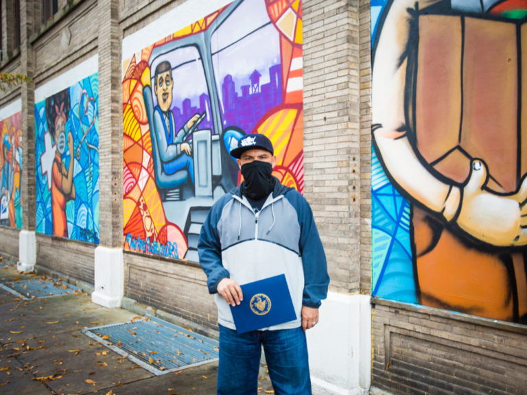 Trenton’s murals put 2020 against the wall