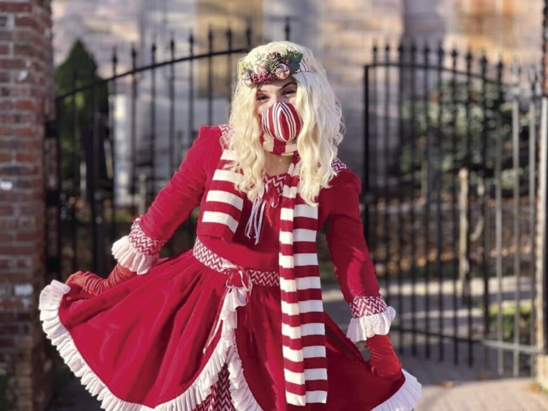 Steinert High senior plays Peppermint Princess at Great Adventure