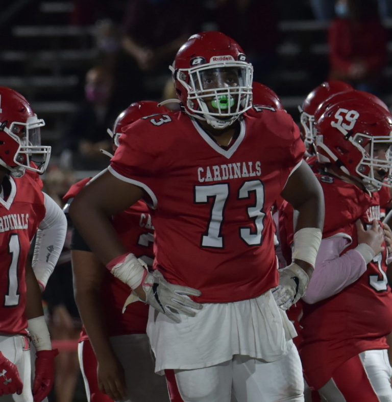 Lawrence High’s Tolu Olajide wins Lineman of the Year award