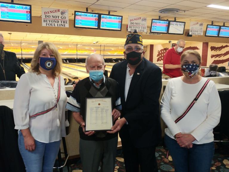 Louis Slocum Jr. celebrated by American Legion Post 314
