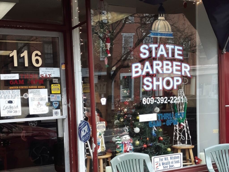 Barber Joe Festa lathers up good feelings