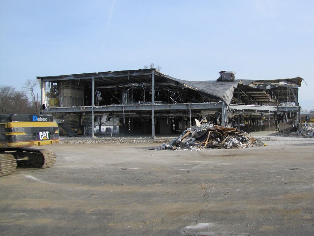 Lawrence Shopping Center demolition Huffman Koos