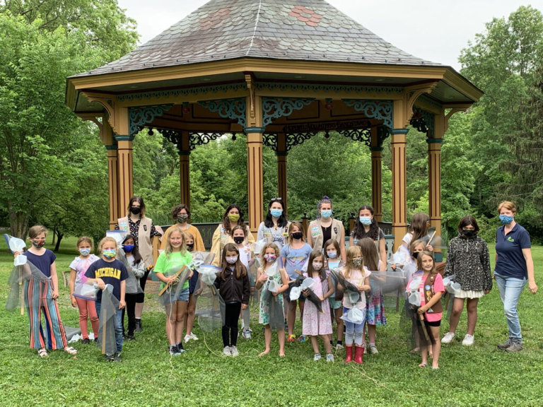 Hopewell Valley Girl Scouts make spotted lanternfly traps
