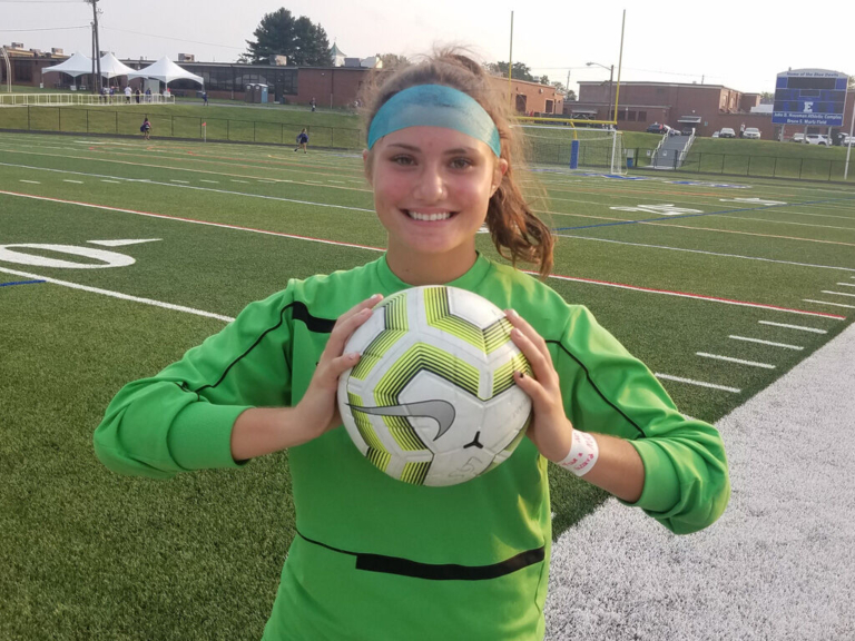 Gwynn Moore tough in goal for Lawrence High School girls’ soccer
