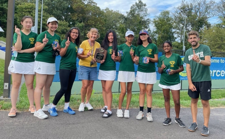 WW-P South girls’ tennis defeats WW-P North to win Mercer County Tournament