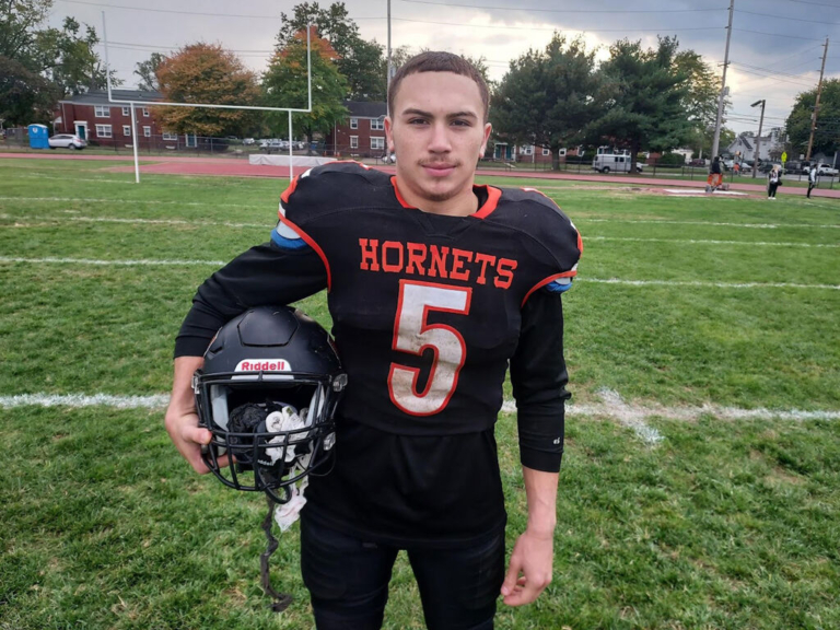 Andy Figueroa does a little bit of everything for Hamilton West football