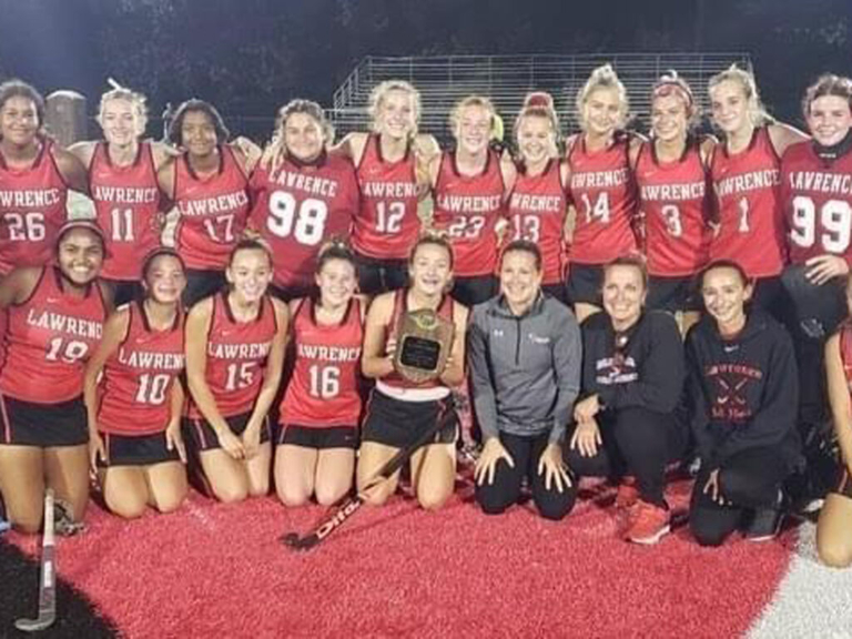 Lawrence High School field hockey team wins county championship