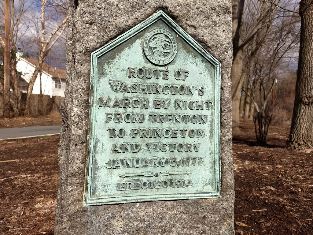 Port Mercer Washington March plaque