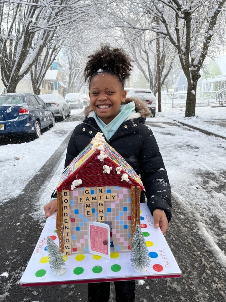 Grand duo wins Bordentown City Creative Team Gingerbread House contest