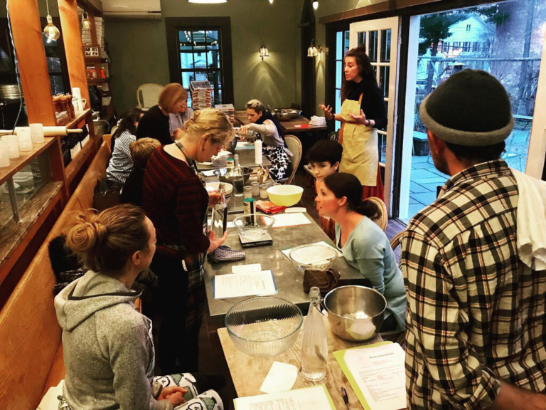 Mary Parr baking bread into a booming business
