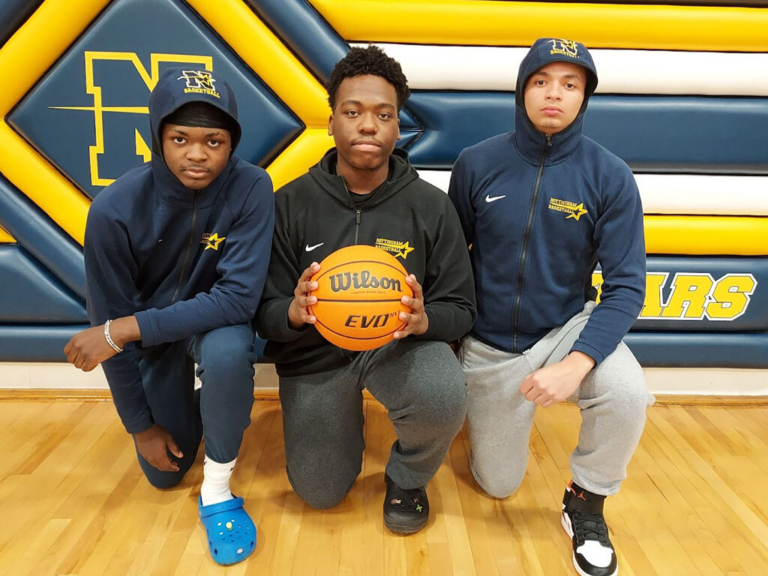 Seniors Harvey, Holman, Kabiawu show the way for Nottingham basketball