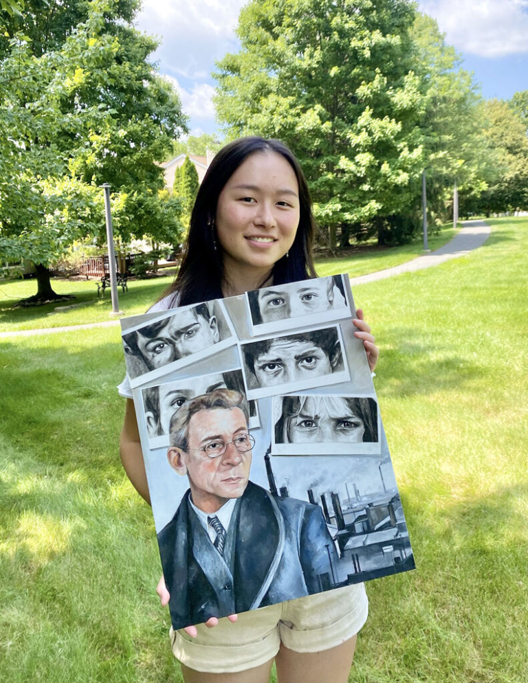 HVCHS junior Raelynn Cui takes 2nd in international art contest
