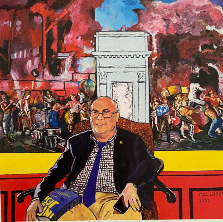 August art: muses and city scenes