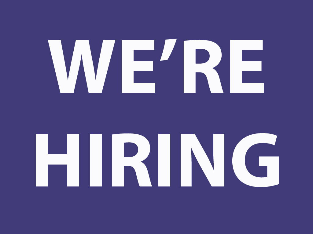We're Hiring
