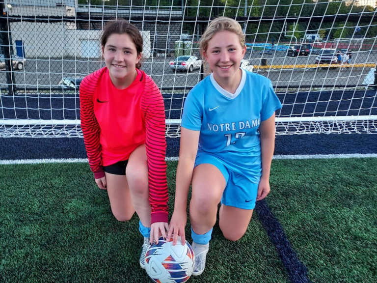 Ewing sisters team up on Notre Dame girls’ varsity soccer team