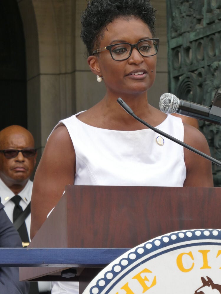 a Robin Vaughn speaking at inauguration.JPG