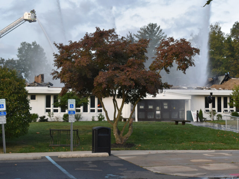 Ewing Senior and Community Center partially destroyed by massive fire