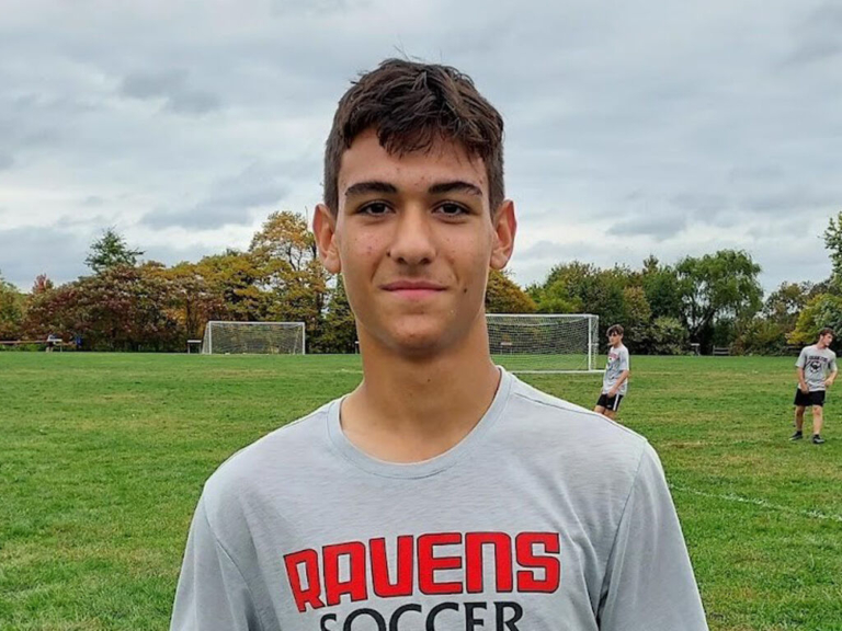 Bora Turker fights back from injury to score for RHS boys’ soccer