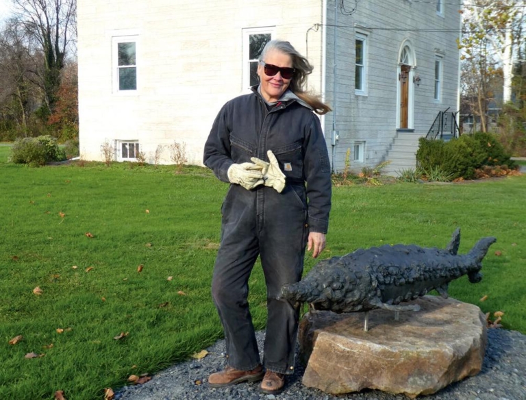 Sculptures Signs of Times at Point Breeze Historic Site
